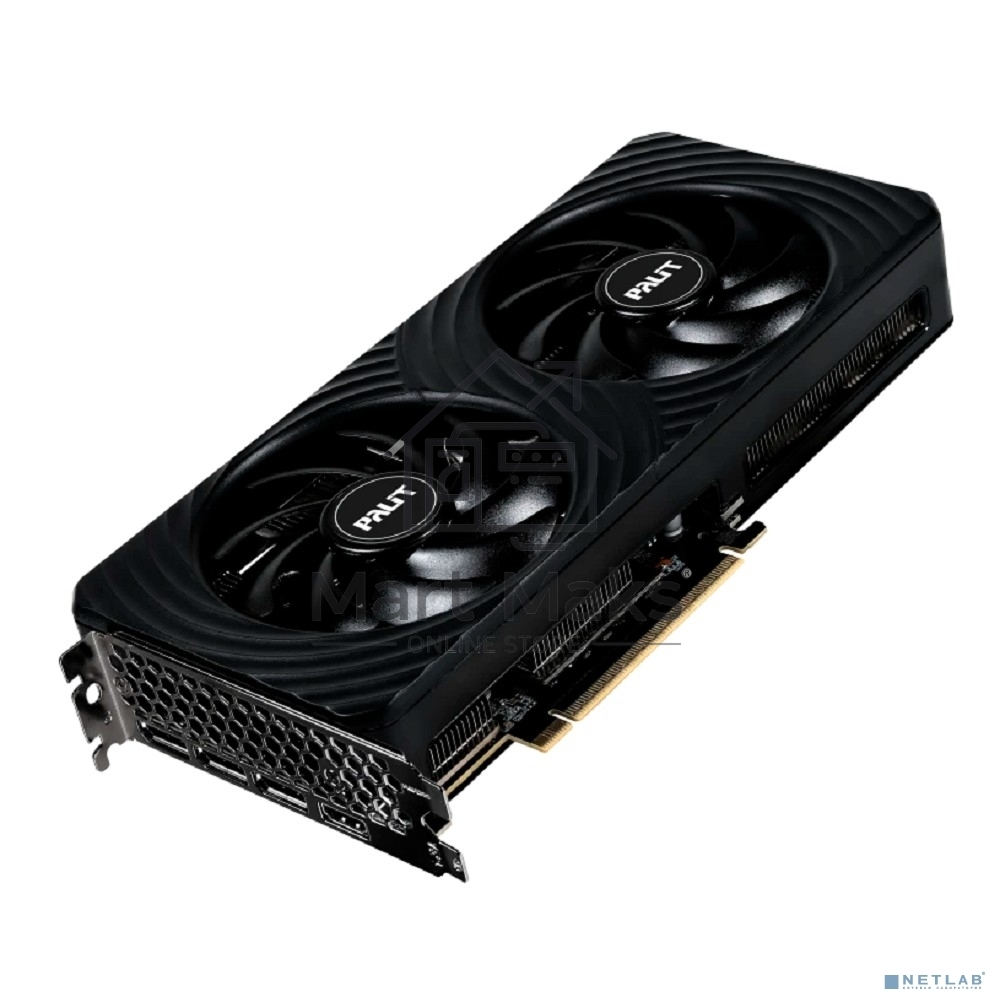Видеокарта Palit PA-RTX5060Ti DUAL OC 8GB RTX5060TI 8Gb 128bit GDDR7 2407/28000 HDMIx1 DPx3 HDCP Ret