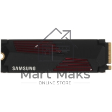 Накопитель SSD Samsung 990 PRO, 2000Gb, PCIe 4.0 x4, M.2 2280, NVMe, R/W 7450/6900, с радиатором
