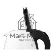 Чайник электрический Homestar HS-1052 1,2 л, стекло/пластик черный