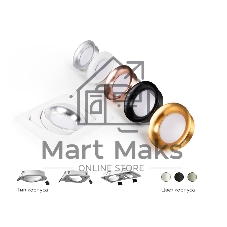 Корпус светильника C7653 SGR серый песок D106*H25mm MR16 GU5.3