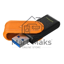 Флешка USB Kingston DataTraveler Exodia S (DTXS/256Gb), 256Gb, USB 3.2 Gen 1, R/W 70/25, оранжевый/черный