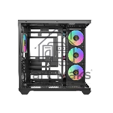 Корпус ПК без блока питания Case Ocypus Gamma C74 BK ARGB, Midi-Tower, TG, 4x120mm ARGB, 2xUSB-A 3.0 + 1xUSB-C 3.1, ATX, mATX, mITX Black
