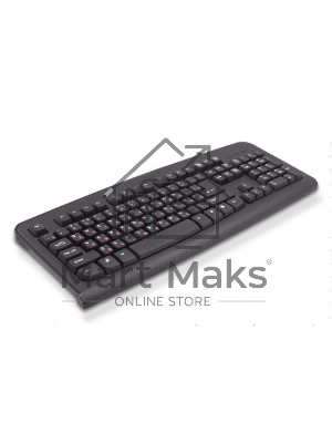 Клавиатура проводная Lime K-0494 RLSK USB Standart Black 104 keyboard with RUS/LAT keys and Special scroll key, Rus(red)/Lat(белый)