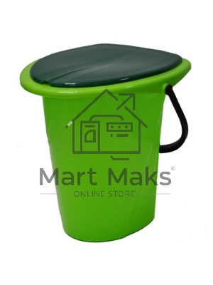 Ведро-туалет INGREEN ING30001СЛ-7РS салатовый (в уп. 7 шт)