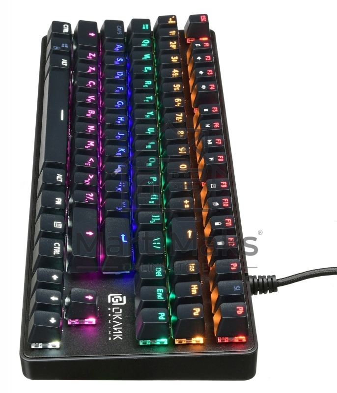 Клавиатура Oklick 969G SHOTGUN проводная, USB, черный