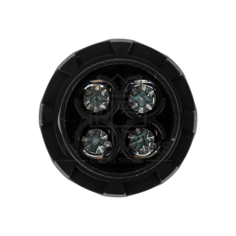 Кнопка Rexant EB22 возвратная зеленая NO+NC 230 В