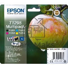 Набор картриджей Epson C13T12954012 черный/голубой/пурпурный/желтый