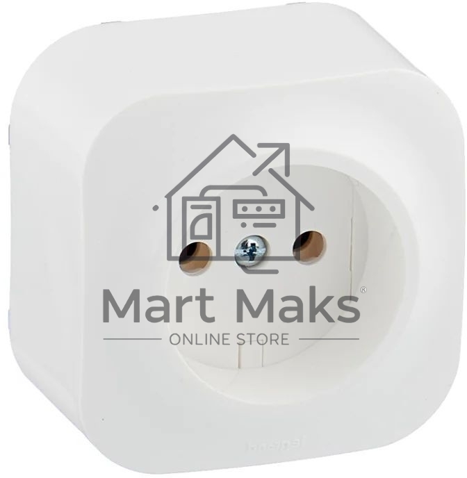Розетка Legrand 782210 без заземления без шторок (Белая)