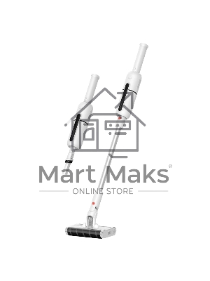 Пылесос вертикальный Deerma VC55 белый, питание от аккумулятора, 130 Вт, уборка сухая, пылесборник 0.3 л, работа от АКБ max 20 мин