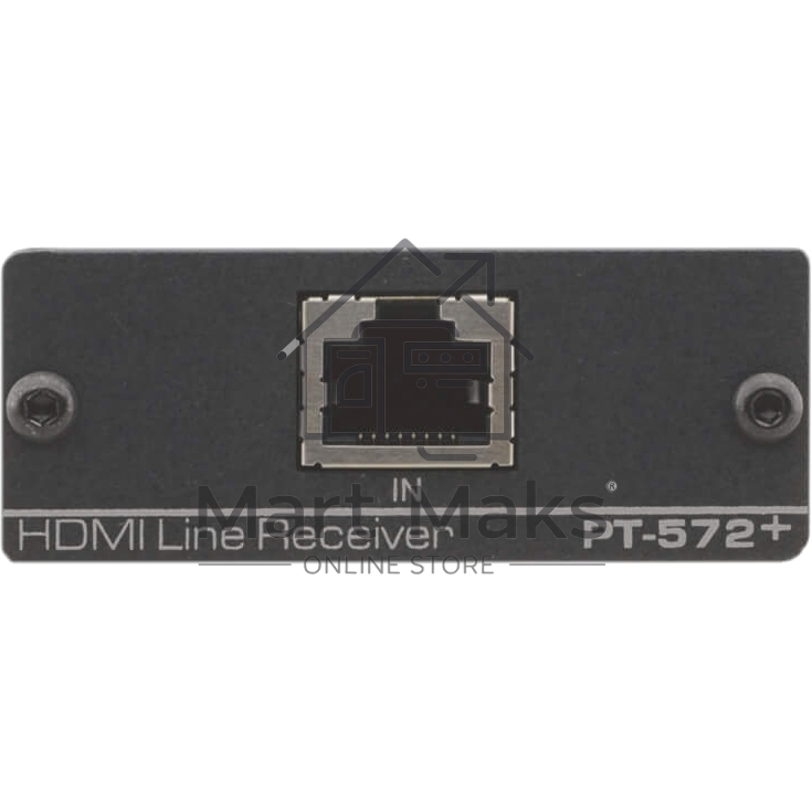 Приемник Kramer Electronics PT-572+ сигнала HDMI из кабеля витой пары (TP), поддержка HDCP и HDTV, HDMI (V.1.4 c 3D, Deep Color, x.v.Color, Lip Sync, HDMI Uncompressed Audio Channels, Dolby TrueHD, DTS-HD) с адаптером питания, 1.65Gbps