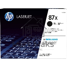 Тонер Картридж HP 87X CF287X черный для HP LJ Ent M506/M527 (18000стр.)
