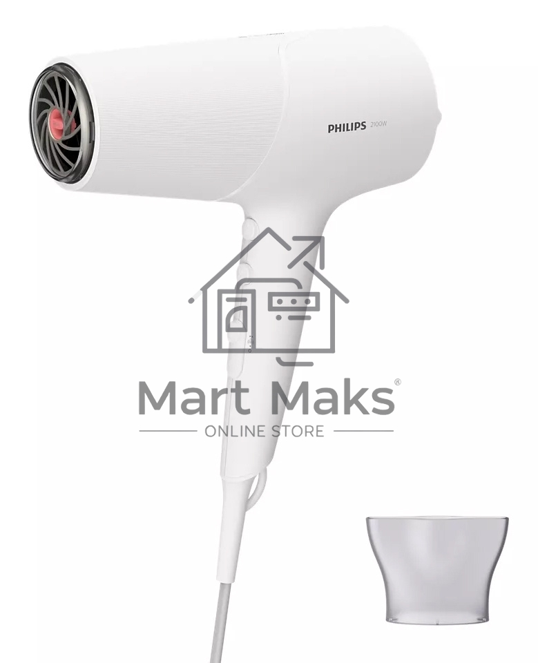 Фен Philips BHD500/00 2100Вт, белый