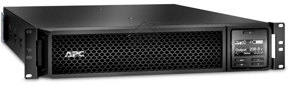 Источник бесперебойного питания APC Smart-UPS SRT, 1000VA/1000W, On-Line, Extended-run, Rack 2U (Tower convertible), черный