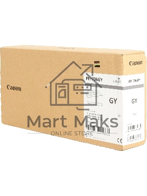 Картридж струйный Canon PFI-706 GY (6690B001) серый (700 мл) для Canon iPF8300S/8400/9400S/9400