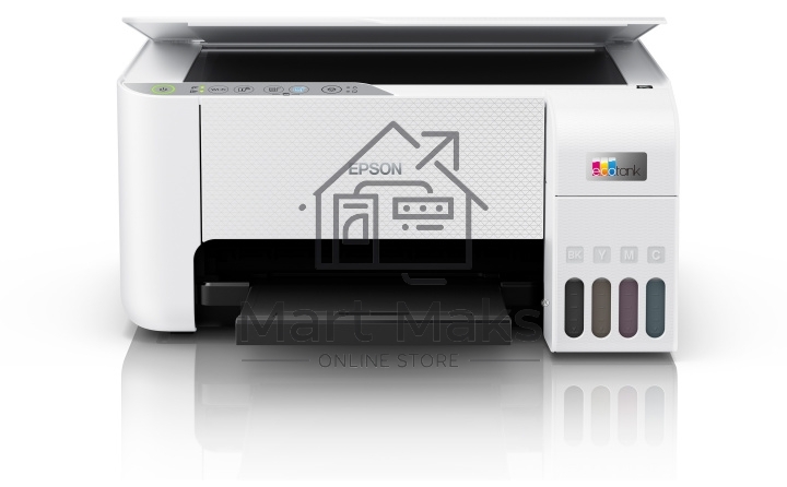 МФУ струйный Epson L3256 (C11CJ67407/C11CJ67414/C11CJ67421/C11CJ67519/C11CJ67504/C11CJ67524/C11CJ67516), A4 цветное, печ. до 10 стр/мин. (ч/б) до 5 стр/мин. (цвет), 1440 x 5760 dpi (печать) 1200x2400dpi (скан.), USB, Wi-Fi
