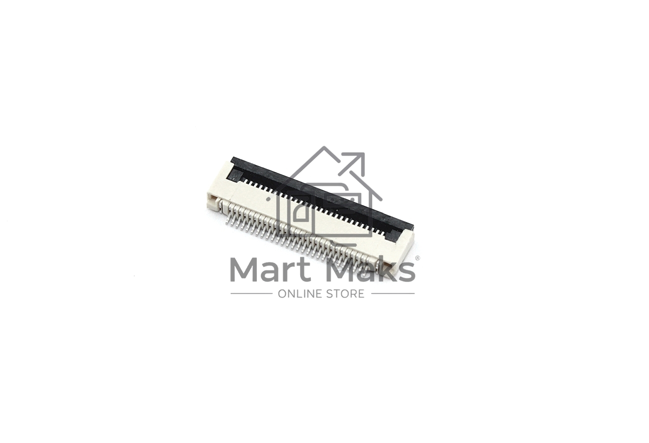 Разъем FPC Flip-Lock 0510-28RLGF 28 pin высота 1мм шаг 0,5мм