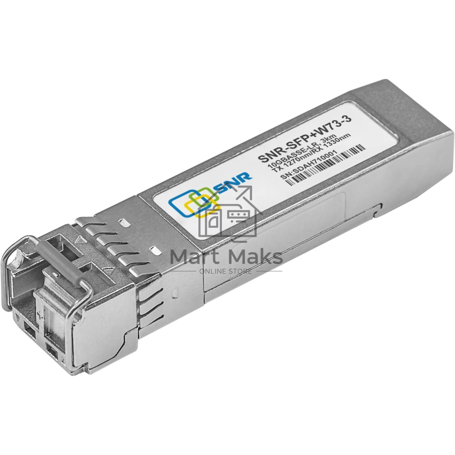 Модуль SNR SFP+ WDM, дальность до 3км (5dB), 1270нм