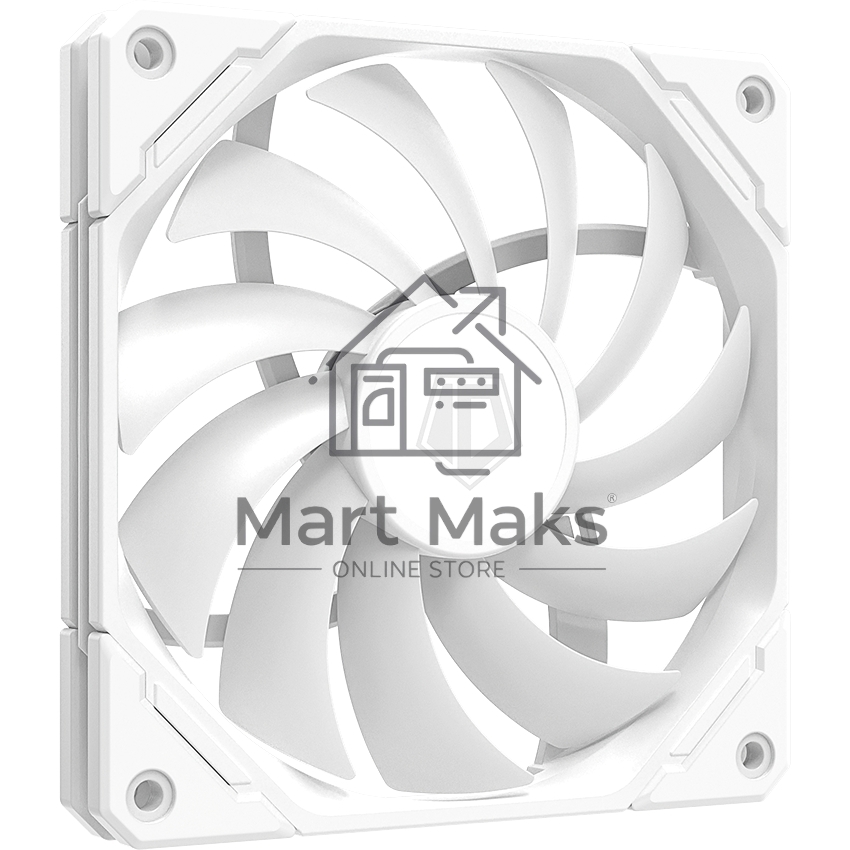 Вентилятор для корпуса ID-COOLING TF-12015-W белый 120 мм, 2200 об/мин, 32.3 дБ, 4 pin