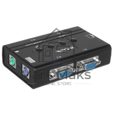 Переключатель KVM D-link DKVM-4K/B3A 4-портовый KVM-переключатель с портами VGA и PS/2