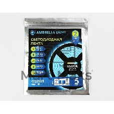 Светодиодная лента GS1103 2835 120Led/ 9.6W m/ 12V IP20 6500K/ 5000*8*1.2mm (2 конт.)