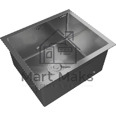 Кухонная мойка GRANFEST 4538 inox 1 чаша 400x330x205, монтаж: универсальный, материал: нержавеющая сталь, нержавеющая сталь