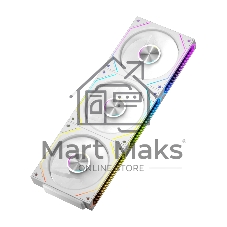 Вентилятор для корпуса PcCooler F3 X120R WH Reverse ARGB 120х120x25 белый 4-pin 28.4дБ (F3 X120R ARGB WH) Ret