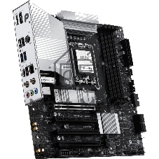 Материнская плата MSI PRO B860M-A WIFI6E, LGA1851, Intel B860, 4xDDR5, 4xSATA, 3xM.2 PCIe, 4xPCIe x16 (1x5.0 x16, 3x4.0), 1xHDMI, 1xDisplayPort, 1x 5Gb LAN, 6xUSB (2xUSB 2.0, 2xUSB 5Gbps Type-A, 1xUSB 5Gbps Type-C, 1xUSB 10Gbps Type-A), 3x3.5 мм, 7.1, mATX