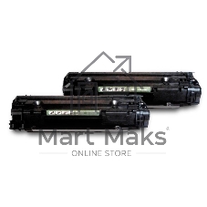 Картридж лазерный Cactus CS-CF283AD черный (1500 стр.) x2уп. для HP LJ Pro M125nw/M127fw