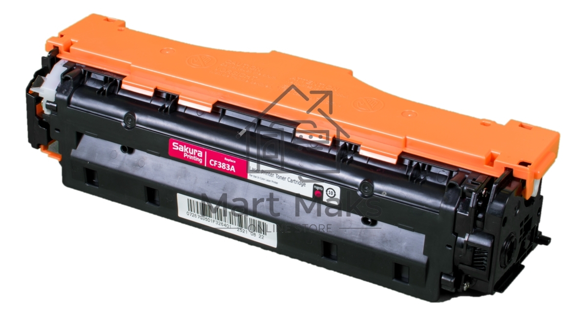 Картридж Sakura CF383A для HP MFP M476, пурпурный, 2700 к.