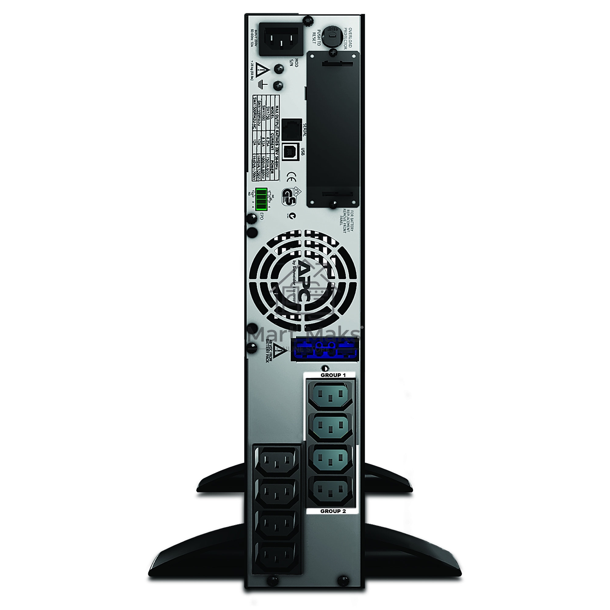 Источник бесперебойного питания APC Smart-UPS X SMX1000I 800Вт 1000ВА черный