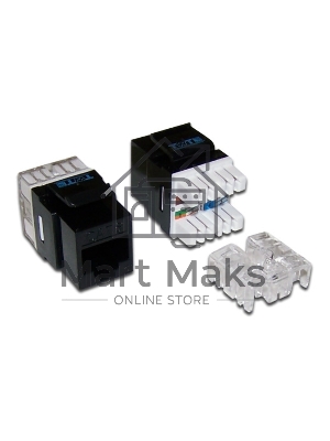 Модуль информационный Lanmaster UTP (TWT-OK45UTP/6-BK) Keystone RJ45 кат.6 черный Модуль информационный Lanmaster UTP (TWT-OK45UTP/6-BK) Keystone RJ45 кат.6 черный