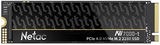 Накопитель SSD Netac NV7000-T, 2Tb, M.2 2280, PCIe 4.0 x4, NVMe, R/W 7300/6700, с радиатором