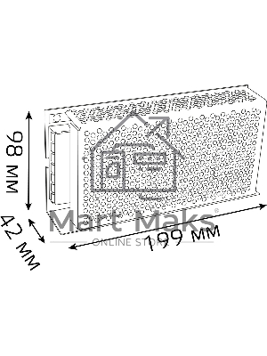Блок питания Gauss 202002150 встраив. для лен.светод. черный