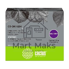 Картридж ленточный Cactus CS-DK11204 черный для Brother P-touch QL-500, QL-550, QL-700, QL-800 Картридж ленточный Cactus CS-DK11204 черный для Brother P-touch QL-500, QL-550, QL-700, QL-800
