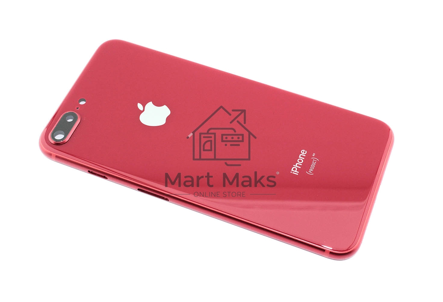 Задняя крышка (корпус) в сборе с рамкой для Apple iPhone 8 Plus красная