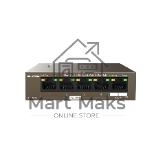 Коммутатор Tenda G1105PD (IP-COM) (5 портов Ethernet 10/100/1000 Мбит/сек, 4xPoE IEEE 802.3af 15.4W (max 30W)) (G1105PD)