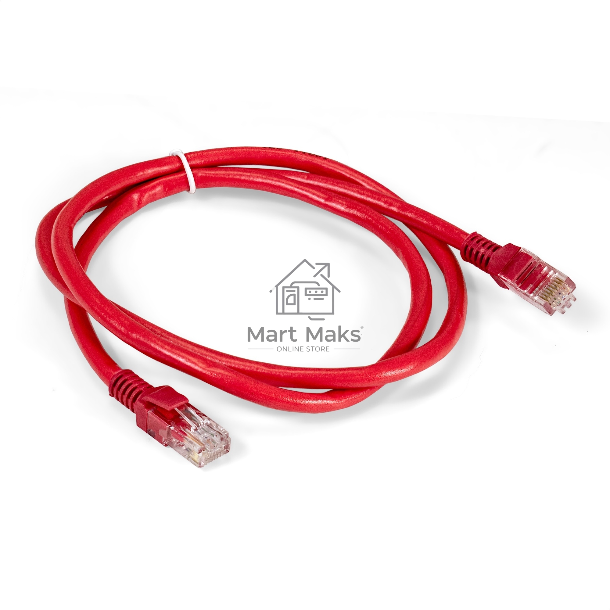 Патч-корд ExeGate UTP-RJ45-RJ45-C6-1M-RD, UTP, cat.6, 1м, красный