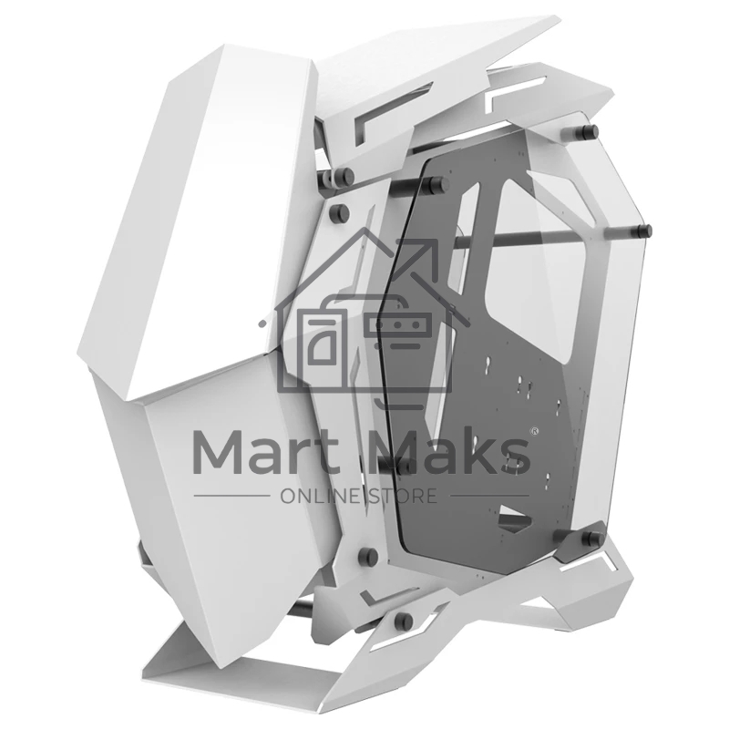 Корпус без блока питания JONSBO MOD-3, Full-Tower, TG, no fans, 2xUSB-A 3.0, EATX, ATX, mATX, mITX White