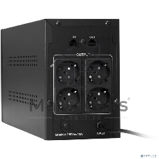 Источник бесперебойного питания ExeGate SpecialPro Smart LLB-2200.LCD.AVR.EURO.RJ 2200VA/1300W, LCD, AVR, 4 евророзетки, RJ45/11, черный