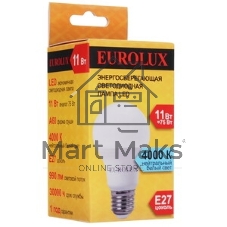 Лампа светодиодная EUROLUX LL-E-A60-11W-230-4K-E27 груша