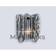 Светильник Ambrella light LH31207/2 SN/SM сатин никель/дымчатый E14*2 max 40W 220*150*270