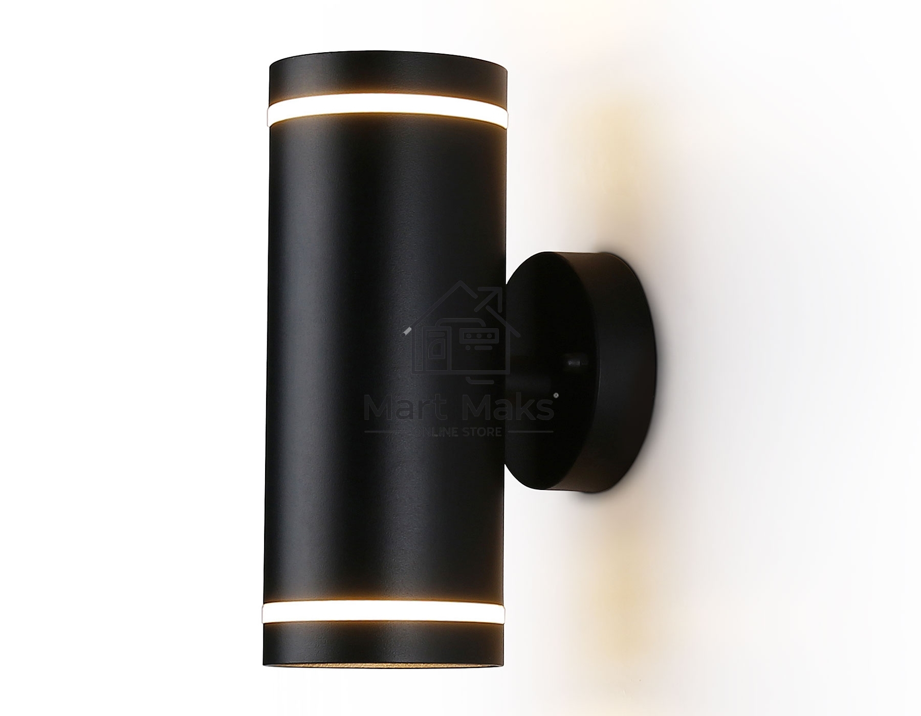 Светильник Ambrella light ST3333/2 BK черный IP54 GX53/2 max 15W 210*85*125