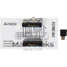 Комплект клавиатура+мышь A4Tech FG2400 Air2 беспроводной, USB, 2000 DPI, чёрный