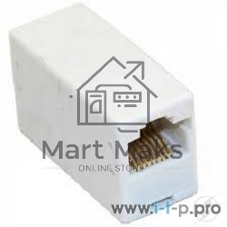 Коннектор проходной адаптер RJ45 Gembird Соединитель RJ-45F/RJ-45F TA350/1