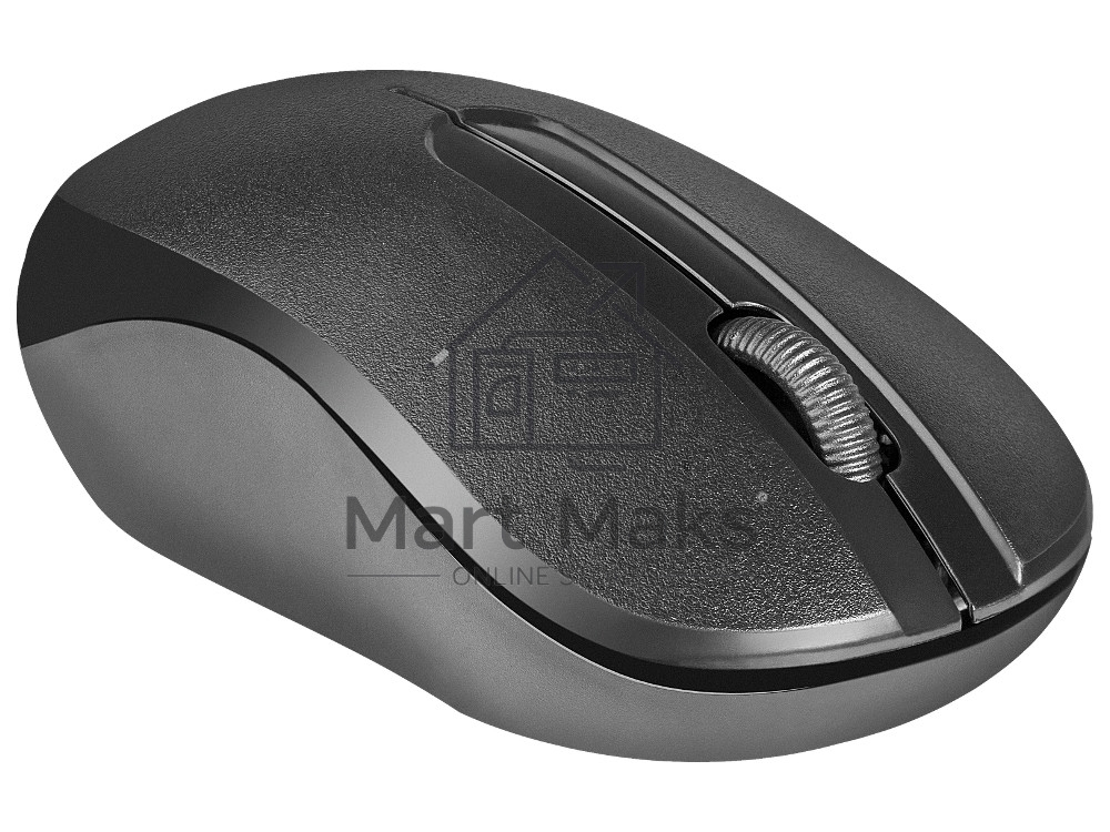 Мышь беспроводная Defender Datum MM-285 черный, 1600 dpi, радиоканал, USB, кнопки - 3