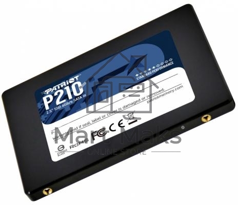 Накопитель SSD Patriot P210, 128GB, SATA III, 2.5