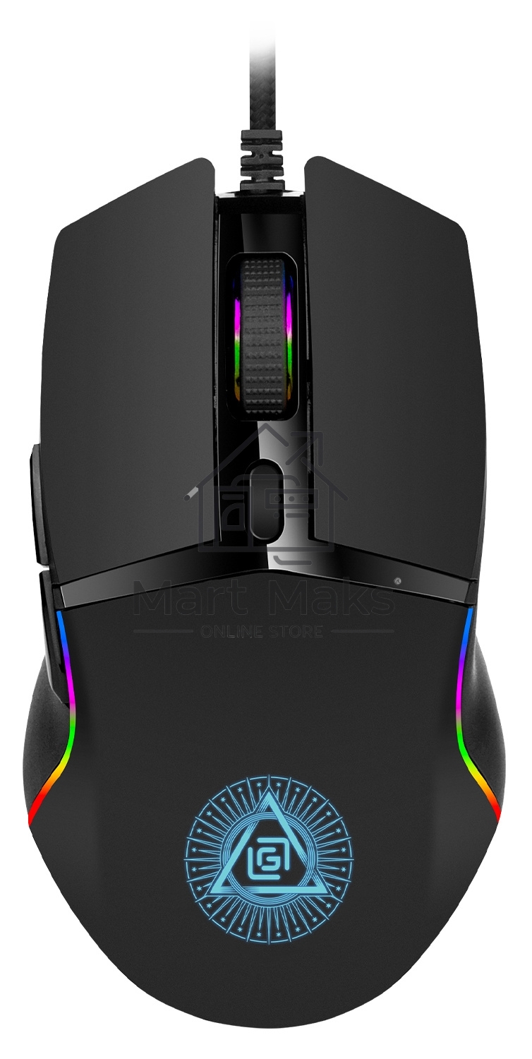 Мышь проводная Oklick 717G PROPHECY черный, 6400 dpi, USB, кнопки - 6