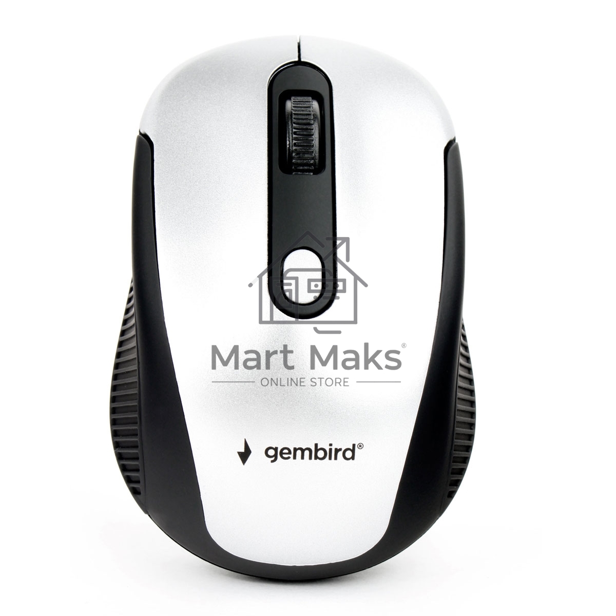 Мышь беспроводная Gembird MUSW-420-4 серебристый, 1600 dpi, радиоканал, USB, кнопки - 4