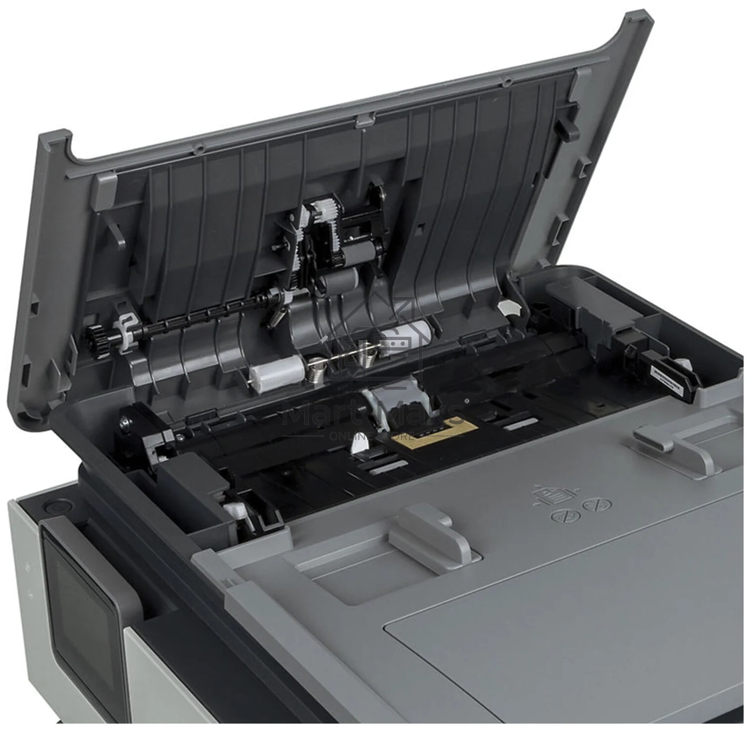 МФУ струйный HP OfficeJet 8023 (1KR64B), A4, цвтной, печ. до 20 стр/мин. (ч/б), до 10 стр/мин. (цвет), скан. до 8 стр/мин. (ч/б) 3.5 стр/мин. (цвет), 1200 x 1200 dpi, USB, RJ-45, Wi-Fi, Air Print