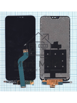 Дисплей для Xiaomi Redmi 6 Pro, Mi A2 Lite в сборе с тачскрином черный